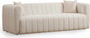 Pohovka trojsedačka Royulema (krémová)