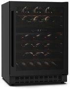 Klarstein Velaire podpultová chladnička na víno, moderná, elegantná, UV ochrana, Dvojzónová, 46 fliaš