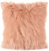 CHLPATÁ DEKORAČNÁ OBLIEČKA NA VANKÚŠ 819 45X45 CM LOSOSOVÁ