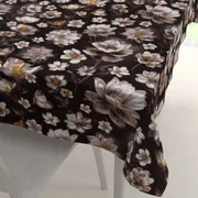 Biante Bavlnený obdĺžnikový obrus Sandra SA-625 Magické lekná na temne hnedom 50x100 cm