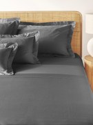 Posteľná plachta z bavlneného saténu Premium