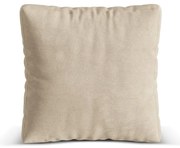 Béžový zamatový vankúš k modulárnej pohovke Martina – Micadoni