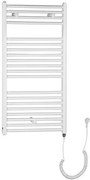 Aqualine Aqualine, DIRECT-E elektrické vykurovacie teleso, rovné, 450x960 mm, 300W, biela, ILE94T