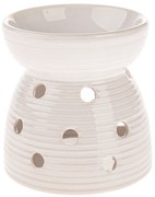 Keramická arómalampa Diya, biela