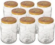 Pohár zavárací+viečko med 0,77 l mix