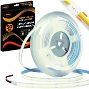 BERGE LED pásik COB Neon 24V - 480D - 9W/m - IP20 - 990lm - 50m - studená farba