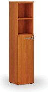 Kombinovaná kancelárska skriňa PRIMO WOOD, dvere na 3 poschodia, 400 x 420 x 1781 mm, čerešňa