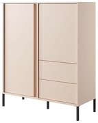 Komoda DAST vysoký 2D2S béžová
