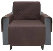 Poťah na kreslo PARIS hnedý