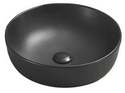 Mexen Lana, umývadlo na dosku 41 x 41 cm, čierna matná, 22234185