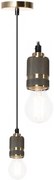 Toolight Toolight, závesná stropná lampa 1xE27 APP347-1CP, svetlá medená, OSW-08414