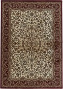 Ayyildiz, Kusový koberec Kashmir 2604 cream, 80x150, červená, chodba / predsieň