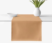 Goldea behúň na stôl 100% bavlnené plátno - hnedý 20x120 cm