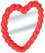 Zrkadlo Heart, červené