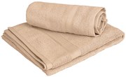 1x osuška CLARYSSE ELEGANCE 70x140 cm + 1x uterák CLARYSSE 60x110 cm 100% bavlna, piesková