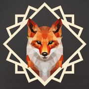 AMADEA Drevená ozdoba farebná líška 9 cm