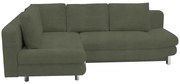 Rohová sedacia súprava Cali L Sierra 752 zelená