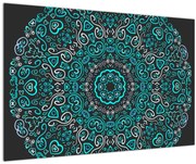 Obraz ornamentálne abstrakcie (90x60 cm)