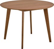 ROXY prírodný orech 90 cm - OKRÚHLY DREVENÝ STÔL DO KUCHYNE/JEDÁLNE RETRO