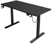 Herný stôl BR04 čierny 140 cm