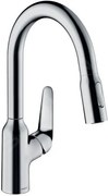 Hansgrohe Focus M42, drezová batéria M4216-H180 s výsuvnou spŕškou, sBOX, chrómová, HAN-71821000