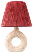 Stolná lampa 1xE27/40W/230V biela/červená