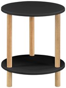 Konferenčný Stolík Gc7405 35x35x43 Čierna/Prirodzené