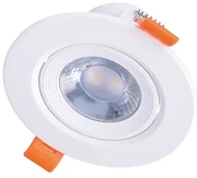 SOLIGHT LED podhľadové svetlo bodové, 5W, 400lm, 3000K, okrúhle, biele
