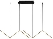 Závesné LED svietidlo Verte, 2x LED 22w, 4000k, g/b