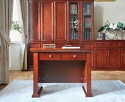 Pomocný stolík k stolu ESPERTO 100 cm, so zásuvkami, dyhované