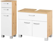 Livarno home Skrinka pod umývadlo Palermo + Skrinka do kúpeľne Palermo (800009445)