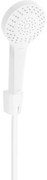 Mexen príslušenstvo - ručný sprchový set Oval R-05, 3-funkcie, biela, 785055052-20