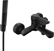 Mexen Sabre R72 vaňová batéria so sprchovacím setom, čierna - 7213R72-70