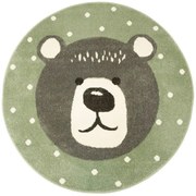 Detský koberec Lima E178A zelený / sivý