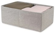 Sivý úložný box Compactor Oxford, 42 x 26 cm