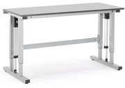Výškovo nastaviteľný dielenský stôl MOTION, 1500x600 mm, nosnosť 300 kg