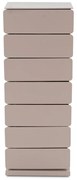 Taupe kovová komoda 37x99x26 cm Joey – Spinder Design
