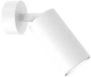 Bodové svietidlo Hudson, 1x biele kovové tienidlo, w