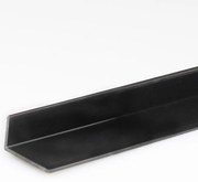 Profil uholníkový PVC čierny lesk 10x40x2000
