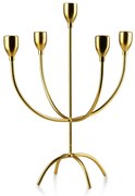 5-ramenný svietnik Cedric zlatý II