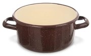 Kastról BROWN 1,5 l | Smaltovaný kastról, indukcia, polievky a zápražky
