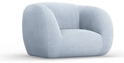 Svetlomodré kreslo z textílie buklé Essen – Cosmopolitan Design