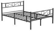 Rám dvojlôžkovej postele 198 x 141,8 x 86,4 cm VASAGLE RMB063B01
