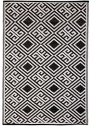 Koberec Heidi, 122x180 cm, biela/čierna