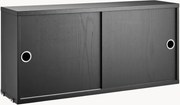 Skrinka's posuvnými dvierkami String System, Š 78 x H 20 cm