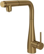 Deante Eridan, vysoká drezová batéria s výsuvným výtokom pre filtrovanú vodu h-333, bronzová, DEA-BRE_C75M