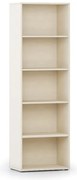 Knižnica INTEGRO, 1920 x 600 x 400 mm, 4 police, breza