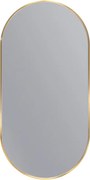 Erga Oval, oválne zrkadlo 45x90cm, zlatý rám, ERG-V01-OVAL-4590-GD