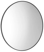 Sapho Sapho, AROWANA okrúhle zrkadlo v ráme ø 80cm, čierna matná, AWB080