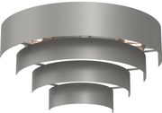Nástenné svietidlo RINGS 2xE27/15W/230V šedá